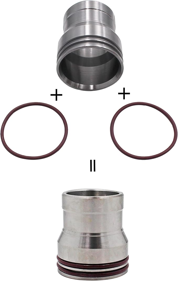 Injector Sleeve Cup Removal Tool and Installation Tool with Parts Kit Compatible with Cat 3126 / 3216B Caterpillar C7 C9 with Style HUEI Injectors