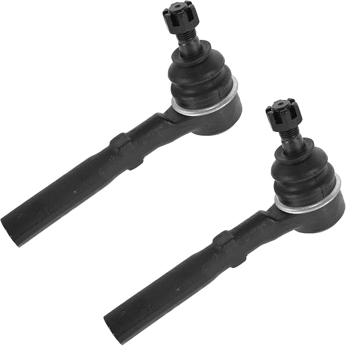 TRQ Front Outer Tie Rod Set 2 Piece Compatible with 1995-2005 Chevrolet Cavalier 95-05 Pontiac Sunfire