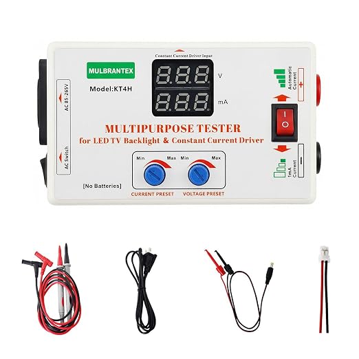 Multi Tester for LED TV Backlight ＆ Constant Current Board & All LED Repair | For LED Strips, Single LED Beads, COB Light Sources, Displays, Computers, Monitors, Vehicle LED Lights, Output 0-330V/0-150mA