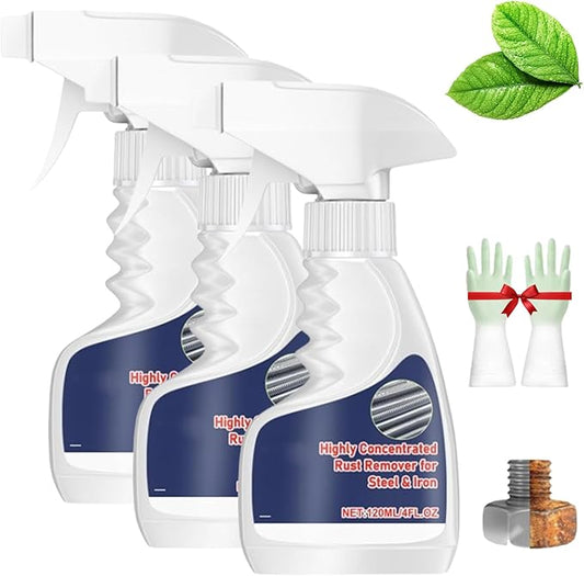 2027 Upgrade Steel Rust Remover, Rust Remover Spray For Metal(*3)