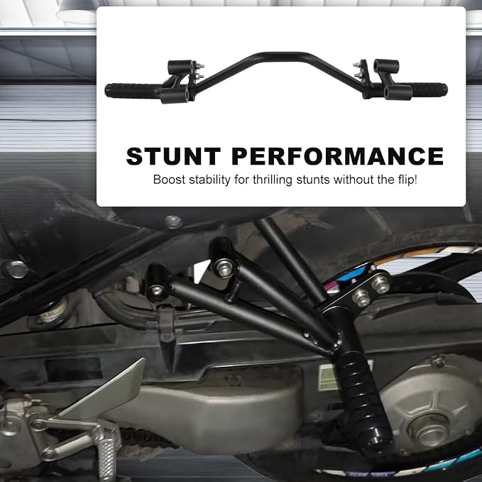 Xitomer Subcage Compatible with VFR800 / ABS, VFR800 VTEC/ABS, VFR800 Interceptor/ABS, 2002-2013 Rear Footrests Subcage, Passenger Peg Guard, Peg Support Stunt Step Plate Stunt Protection