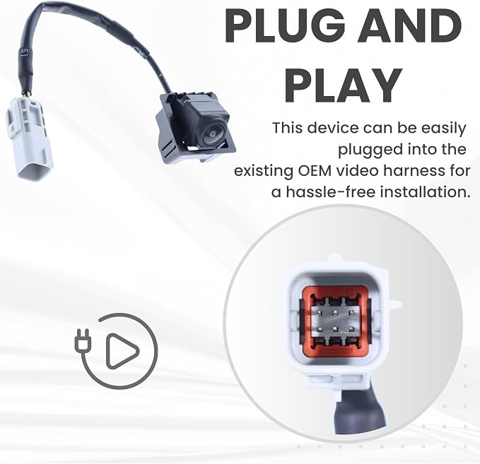 Backup Camera Replaces for 2010 2011 2012 2013 2014 2015 2016 Cadillac SRX Part # 23205689 15926122 20910350 22915398