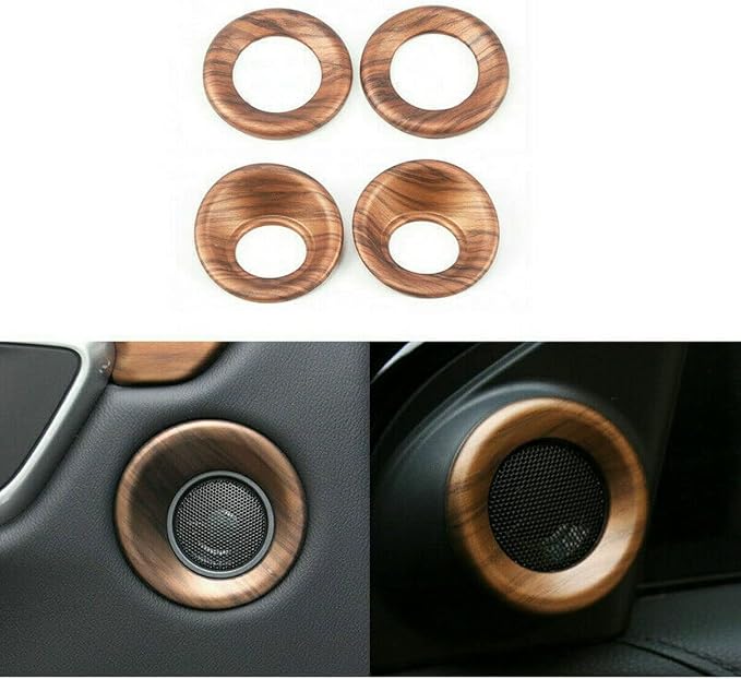 12Pcs Car Peach Wood Grain Interior Kits Decoration Cover Trim for Honda CRV CR-V 2017 2018 2019 2020 2021 2022