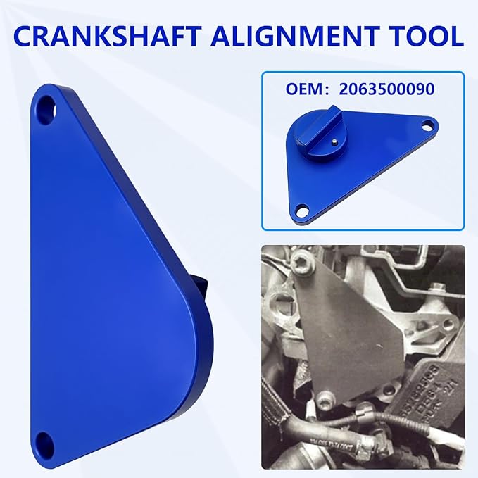 ZKTOOL Engine Timing Tool Kit Compatible with Fiat 1.0 & 1.3L 500X Renegade (from 2018) 、Tipo Jeep Compass (from 2020) ，OEM 2063500090, 206300090, 2064000090，Engine Code 55282151 1.0L, 55282328 1.3L