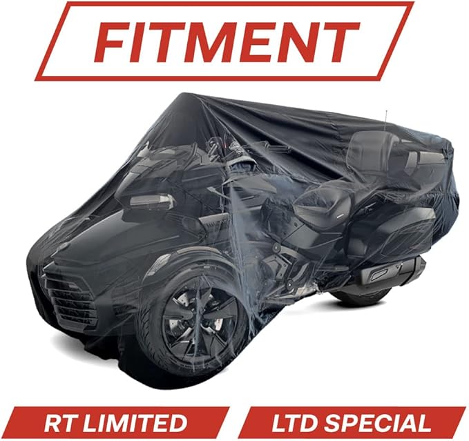 Dowco Guardian WeatherAll Plus Cover Can-Am Spyder RT 2020 + Newer and F3 Models| Black | 05602 | All Season professional Grade, Waterproof, UV Protection, Heat Safe, Breathable