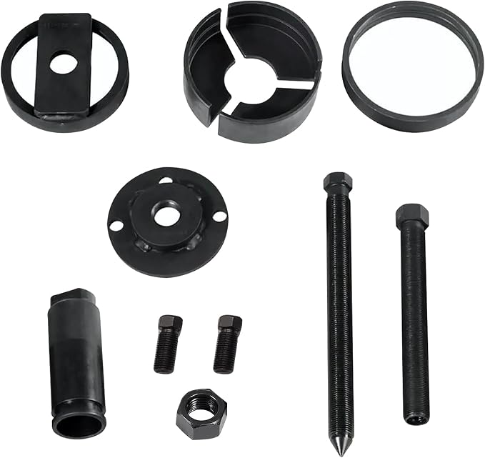 GearUp 7835 Rear Main Oil Seal Remover Installer Kit Compatible with Ford 7.3L Diesel Engines 2003 2002 2001 2000 1999 1998 in 3/4 and 1 Ton Trucks Heavy Duty Steel