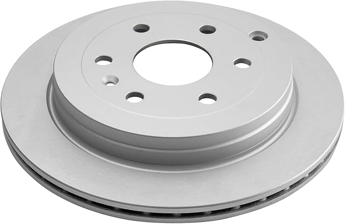 TRQ Rear Brake Rotors Set Vented Premium G-Coated Compatible with 2008-2017 Buick Enclave 2009-2017 Chevrolet Traverse 2007-2016 GMC Acadia 2017 Acadia Limited 2007-2010 Saturn Outlook