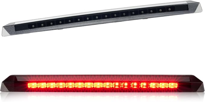 Third 3rd Brake Light LED for 1999-2004 Ford Mustang, High Mount Rear Brake Lights Assembly for 99-04 Mustang, Waterproof Center Cab Lamp Stop Light