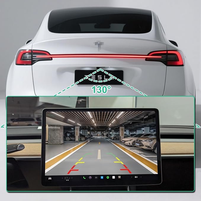 109594900E Rear Trunk Handle Camera for Tesla Model 3 2017-2023 & Tesla Model Y 2017-2023, OE Backup Camera Replaces 1095949-00-E by GreenYi