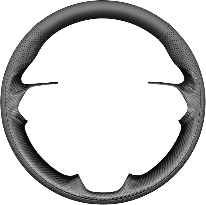 MEWANT Steering Wheel Cover for Toyota RAV4 2019-2024/Camry 2018-2024/Corolla 2020-2024/Avalon 2019-2022 Hand-Stitched Steering Wheel Wrap