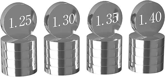 Road Passion 7.48mm Valve Shims Kit 1.2mm-3.5mm in 0.05mm increment 188 Pieces Replacement for Yamaha YZF-R1 1998-2006/ YZF-R6 1999-2009/ YZF-R6S 2006-2007