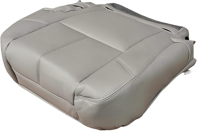 2nd Row Driver & Passenger Bottom Seat Cover Replacement Gray | Fits for Chevy GMC Tahoe Suburban Avalanche Yukon Silverado Sierra 2007-2014