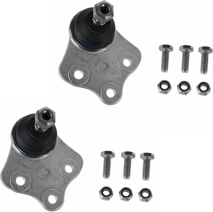 TRQ Front Upper Ball Joint Set Compatible with 03-12 Mercedes-Benz
