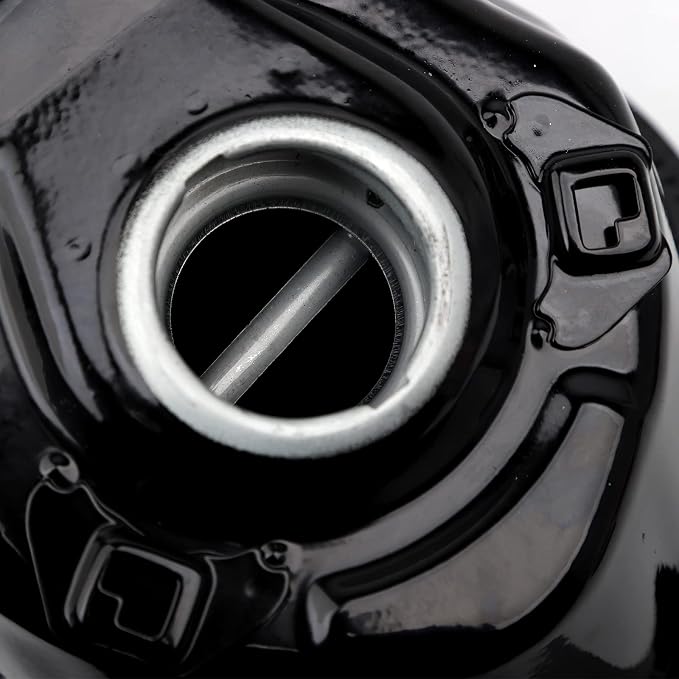 Minho Motorcycle Gas Tank Fit for 2013-2016 Honda Grom MSX 125 Black Fuel Tank,Black Color