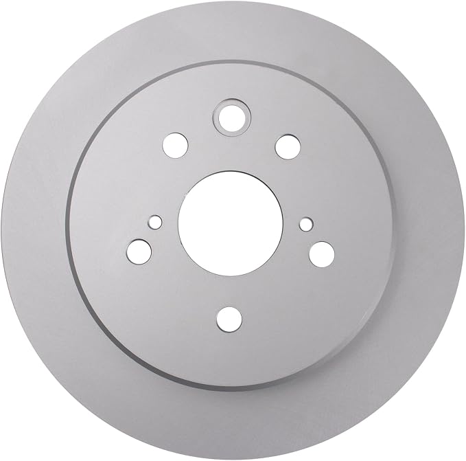 TRQ Rear Brake Rotor Set G Coated Vented Compatible with 2013-2020 Lexus GS350 GS450h GS200t GS300 IS200t IS300 IS350 RC200t RC300 RC350