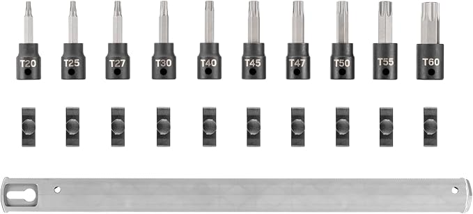 TEKTON 3/8 Inch Drive Torx Impact Bit Socket Set, 10-Piece | SIB91103
