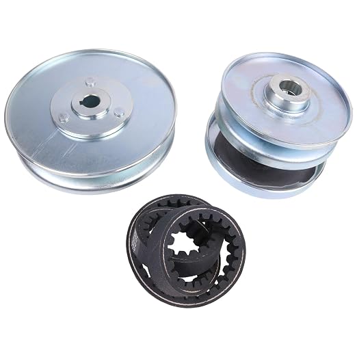 AIVWUMOT 30 Series Rear Clutch Drive Belt & Pulley Compatible with Coleman KT196 CK196 196cc Go Kart Torque Converter