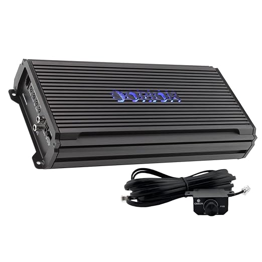 Orion Cobalt Elite CEA1600.1D Class-D Monoblock Compact Car Subwoofer Amplifier, 1600W RMS, 1/2/4 Ohm Stable, Adjustable Low Pass & Subsonic Filter, Bass Boost, MOSFET Power Supply, Bass Knob Included