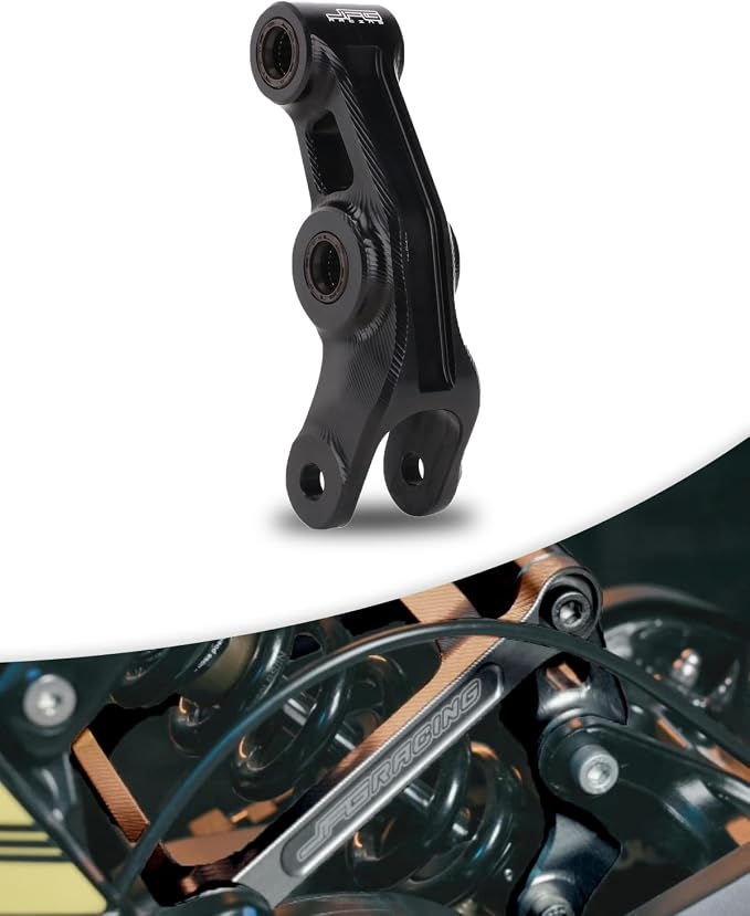 JFG RACING Sur Ron Suspension Linkage Kit Rear Progressive Suspension Link Kit For Sur Ron X X160 X260 Electric Dirt Bike EXTREMENIGHT BLACK