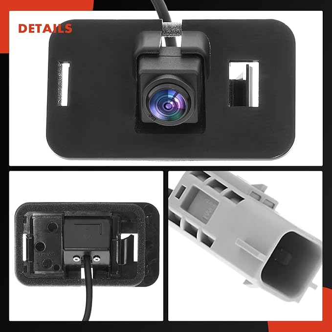 A-Premium Rear View Backup Camera Compatible with GMC & Cadillac | Parking Camera for 2015-2016 Yukon Yukon XL, 2015-2016 Escalade Escalade ESV - Replace# 2340575