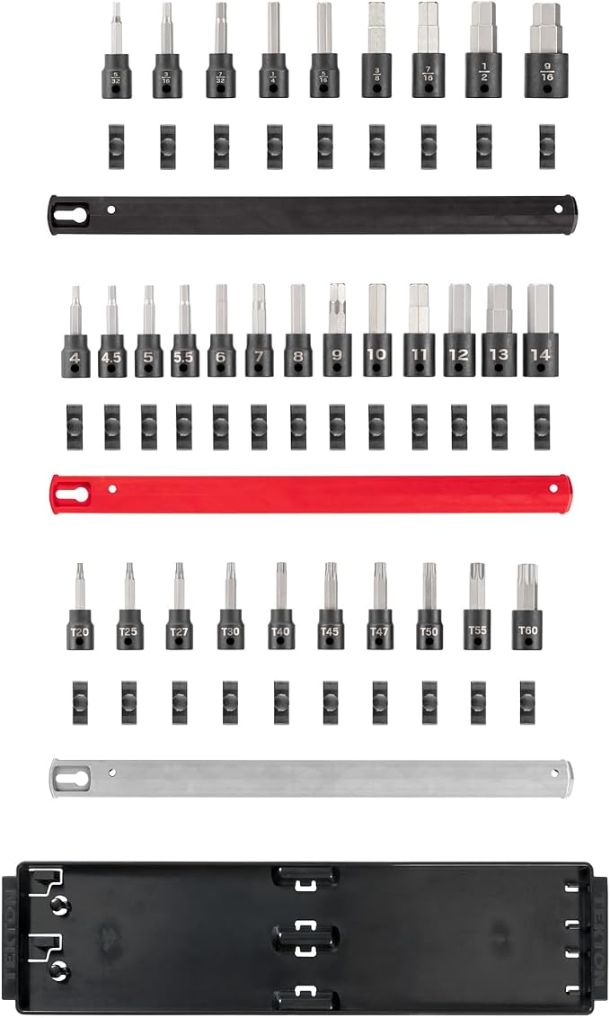TEKTON 3/8 Inch Drive Impact Bit Socket Set, 32-Piece | SIB91202