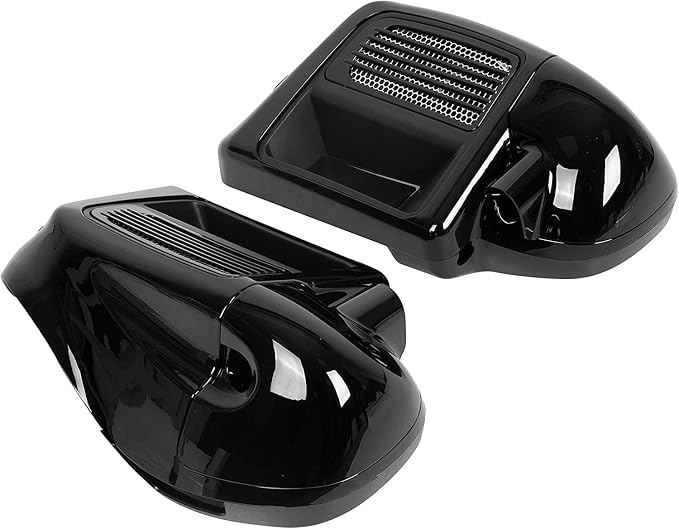 ECOTRIC Water-cooled Lower Vented Leg Fairing Compatible with 2014-UP Harley Davidson Touring Road King Road Glide Street Glide Glove Box