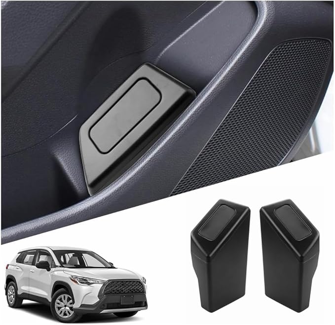 Ruiya Corolla Cross Door Trash Can for Toyota Corolla Cross Accessories Portable Mini with Lid Trash Garbage Bin Compatible with 2022 2023 2024 2025 2026 Toyota Corolla Cross
