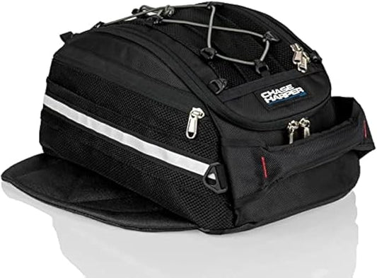 Chase Harper USA 540 Magnetic Tank Bag - Water-Resistant, Tear-Resistant, Industrial Grade Ballistic Nylon with Anti-Scratch Rubberized Bottom, Neodymium Magnets within Magnetic Wings – Black