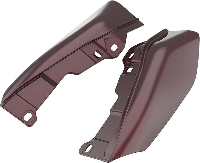 Color - Matched Mid Frame Air Deflectors Heat Shield, Perfectly Fit for Harley Touring Models 2009-2026 Crimson Red Sunglo