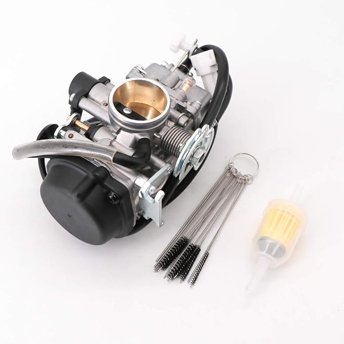 KIPA Carburetor for Suzuki DRZ400 DRZ 400 DRZ400SM DRZ400S 2005-2018 Replace # 13200-29FB4 With Filter & Carbon Dirt Jet Cleaner Tool Kit Durable