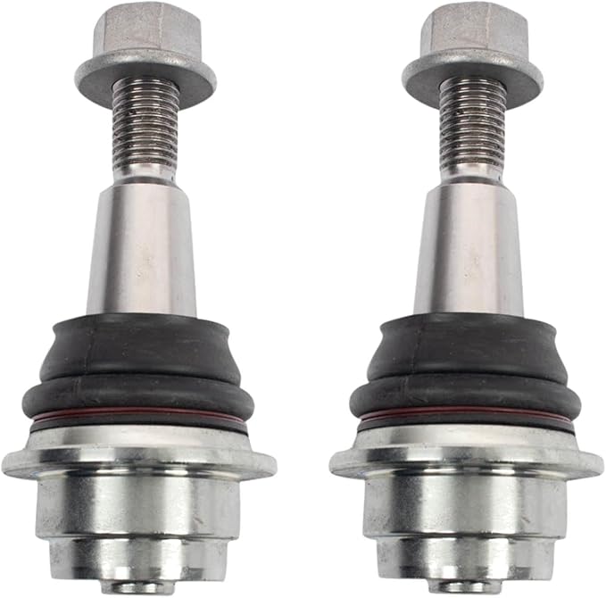 TRQ Front Lower Driver and Passenger Side Ball Joint Set Compatible with 14-19 Chevrolet Silverado 1500 15-20 Suburban 15-20 Tahoe 14-19 GMC Sierra 1500 15-20 Yukon 15-20 Yukon XL with Steel Arms