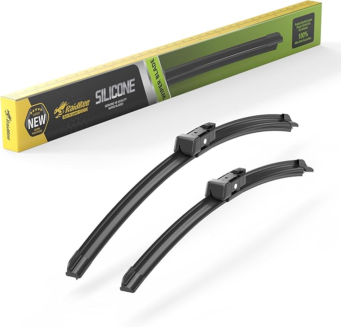 Raidbee® Silicone Windshield Wiper blades Replacement for Tesla Model S 2012-2020 All-Season Silicone Windshield Wipers 28" 18"