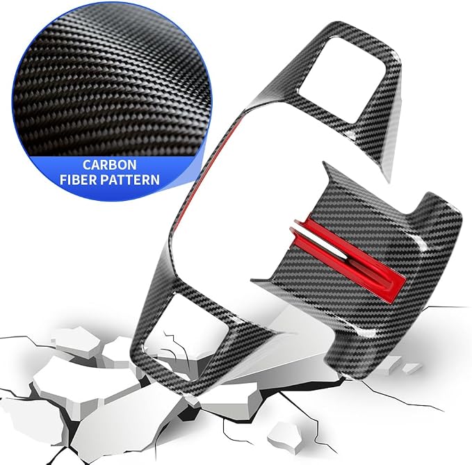 Carbon Fiber Style Kit Car Steering Wheel Trim Cover Panel for Toyota RAV4 2026 Auto Interior Decorations Accessories Protection Covers Accessory