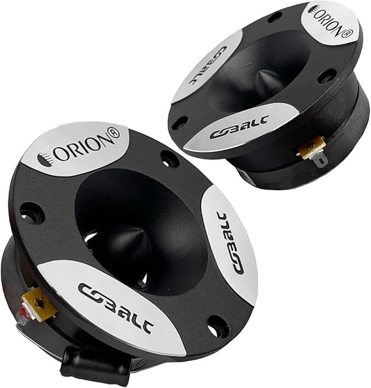 ORION Cobalt Series CTW101 3.75” Super Bullet Tweeter | Aluminum Diaphragm, 1” Voice Coil, 50W RMS, 200W Max, Built-in Crossover - Pro Car Audio Sound System Tweeter (Pair)