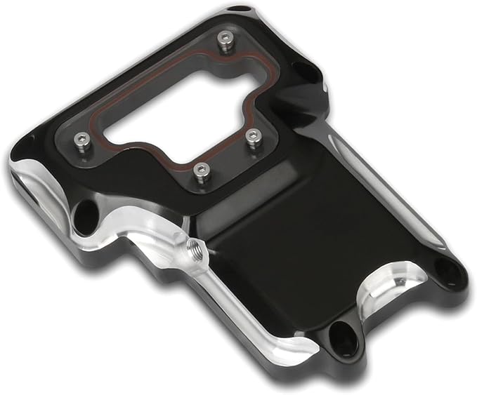 Twin cam Clarity top Transmission Covers for Harley Davidson Touring Glide Dyna Fatboy Street Wide Glide 2007-2017 FLT Touring CNC Aluminum Machine(Contrast Cut)