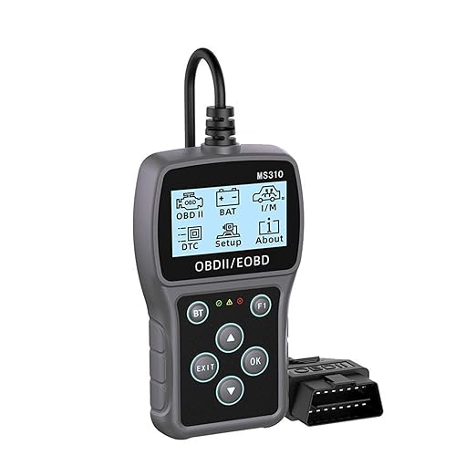 Automobile Fault Detector, Multi-Language Read Vehicle Information OBDII Scanner Vehicle OBD2 2Pcs Code Reader MS310 Car Diagnostic Scan Tool Work for Car Auto