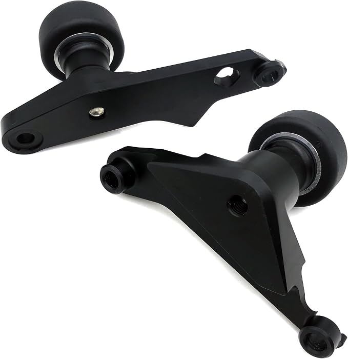 MZS Motorcycle Frame Sliders Compatible with S1000R 2021-2025 / M1000R 2023-2025, Aluminum Falling Crash Protector Engine Crash Pad Accessories No Cut Kits Black