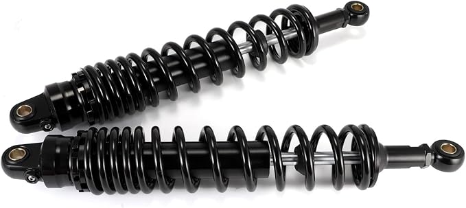 400mm 15.75 inch 8mm Spring Universal Motorbike Air Shock Absorber Rear Suspension ATV Quad Scooter Dirt Bike For YZF-R1 YZF-R6 YZF-125 XC EXC XCF