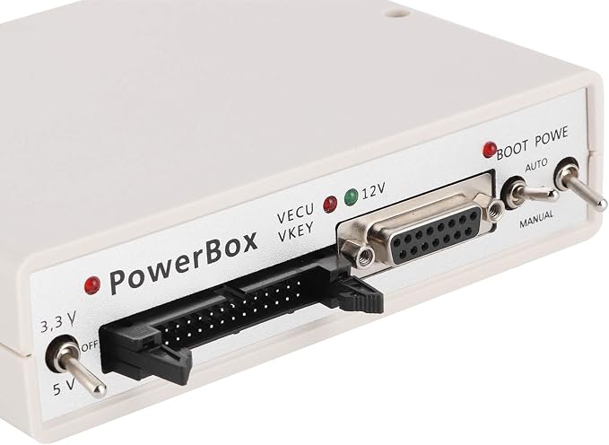 ECU Openport Power Box,ECU Power Box Flash with Full Adapters Compatible with JTAG Works ECU Openport US Plug 100-240V