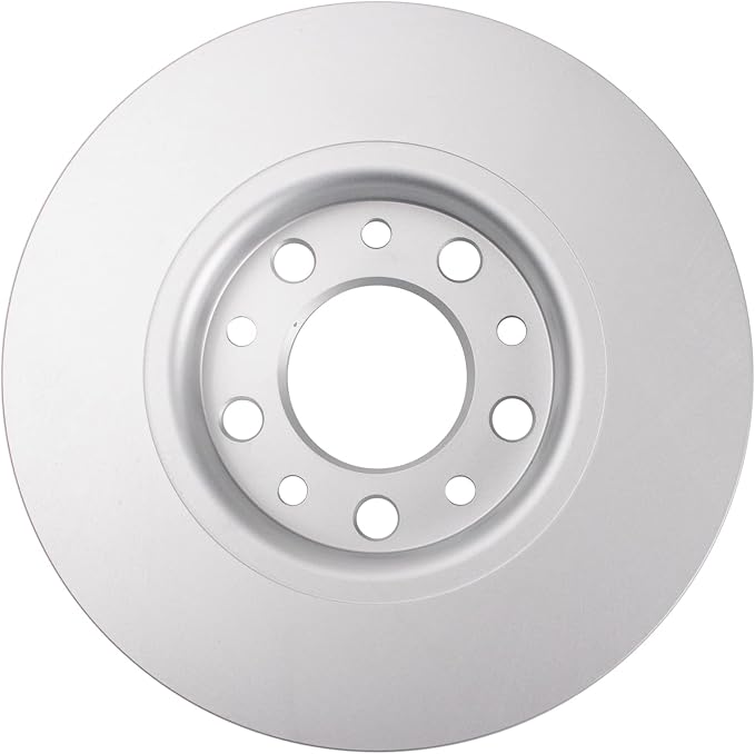 TRQ Rear Brake Rotor Set G Coated Solid Compatible with 2015-2017 Chrysler 200 2014-2021 Jeep Cherokee