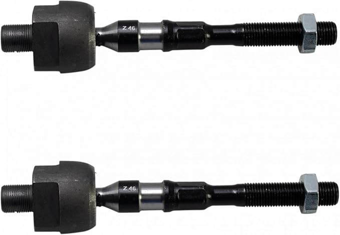 TRQ Front Inner Tie Rod Set 2 Piece Compatible with 2008-12 INFINITI EX35 13 EX37 14-19 Q50 14-18 Q60 14-17 QX50