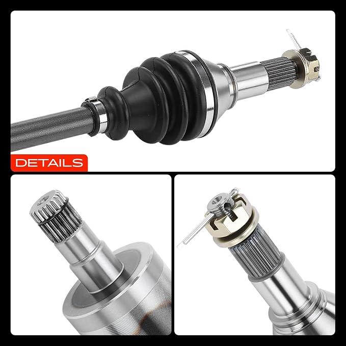 A-Premium Pair (2) Front CV Axle Shaft Assembly Compatible with Can-Am Outlander (Max) 500/650/1000/800R/1000R, Renegade 500/1000/800R/1000R, 2012-2017, 4x4 Models, Driver and Passenger Side