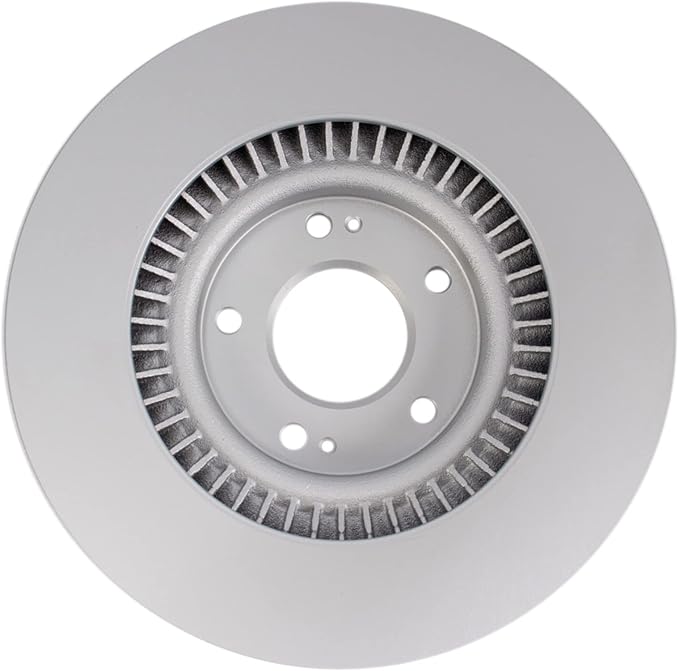 TRQ Front Brake Rotor Set G Coated Vented Compatible with 2013-2020 Hyundai Santa Fe 2013-2018 Santa Fe Sport 2019 XL 2014-2020 Kia Sorento