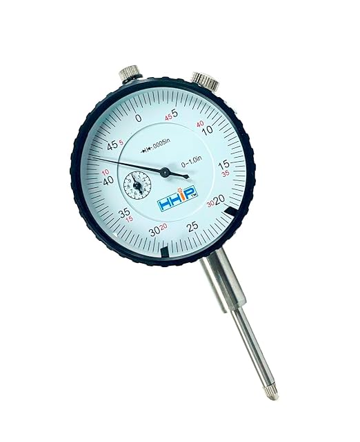 HHIP 4400-1100 Pro Series AGD Group 2" Dial Indicator, .0005" Graduation, 0-50 Reading, 0-1" Range