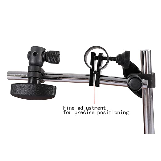 Qnkaa Dial Indicator with Magnetic Base Holder Fine Adjustable Long Arm 0-1" Magnetic Dial Indicator Professional Dial Gauge 0.001"