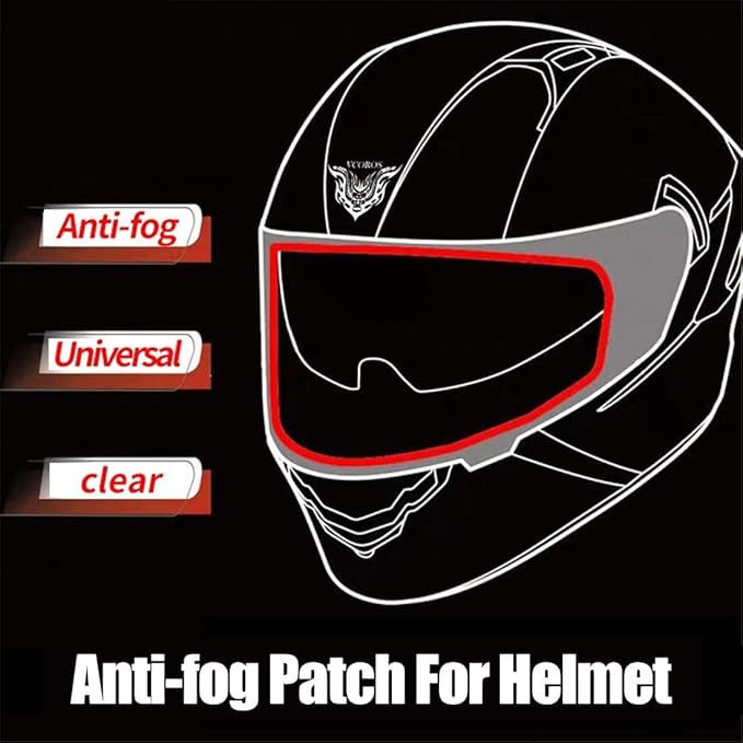 VCOROS Anti-Fog Visor Insert for HJ-31 Helmet Shield for HJ- I10 / I70 Helmets Shield Anti-Fog Insert (Anti-Fog Film)