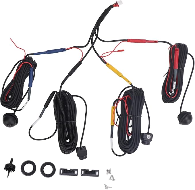 360° Panoramic Car Camera System - 1080P HD Front, Rear, Left & Right View for Car Display (2053 Chip + 6048 Lens)