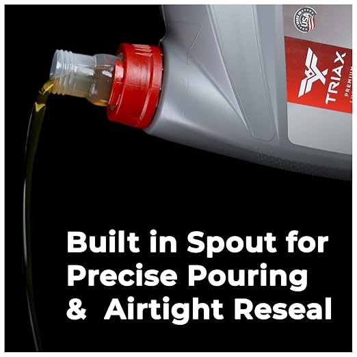 TRIAX Powerflow AW 46 Multi-Viscosity HLP Hydraulic Oil | 6,000 Hour Extended Life | Triple Anti-Wear | True All Season | Pour Point Down to -40F | Virtually Zero Foaming (1 Gallon)