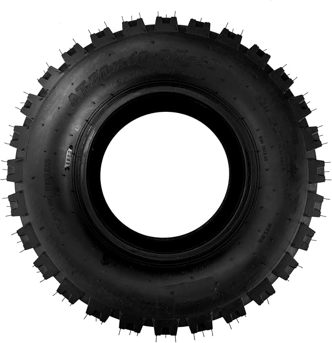 1 Pack 20x10-10 ATV UTV Tire, Torchbeam 20x10-10 All Terrain Tires 4 PR, Z-104