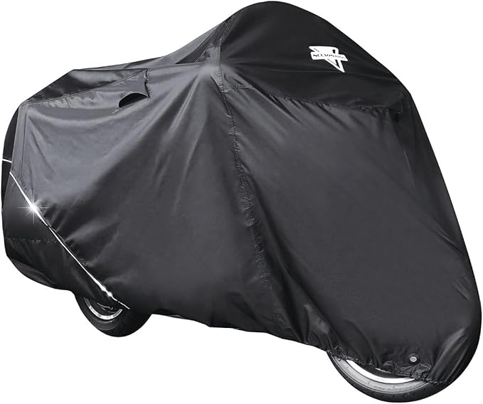 Nelson Rigg USA Defender Extreme Motorcycle Cover; Waterproof; Outdoor All Weather; Fade Resistant; Ventilated; Reflective; Lock Grommets; Storage Bag (X-Large)